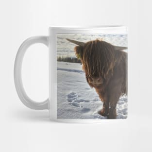 Scottish Highland Cattle Calf 1942 Mug